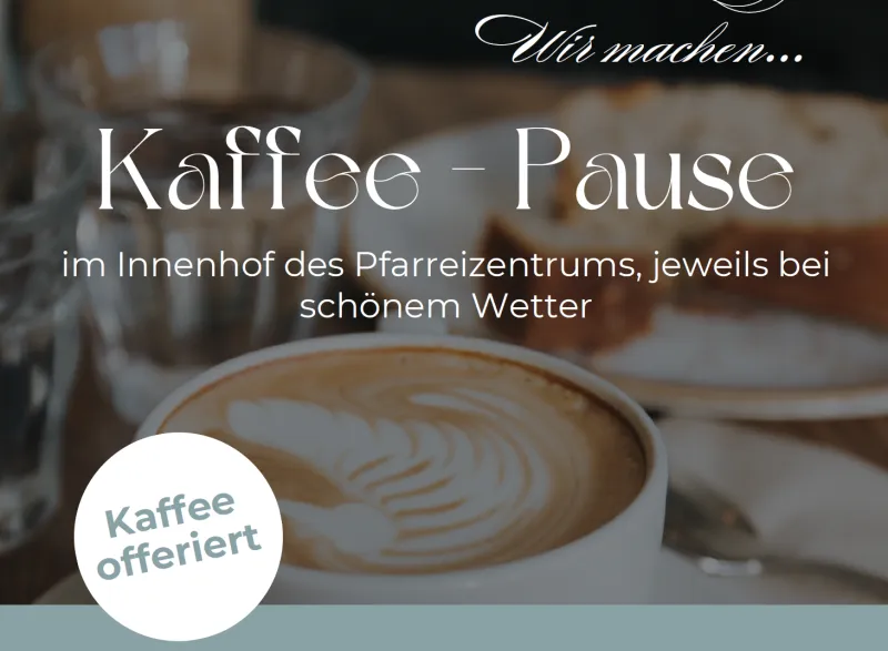 Kaffeepause (Foto: Redaktion Pfarrei Stäfa) Kaffeepause (Foto: Redaktion Pfarrei Stäfa)